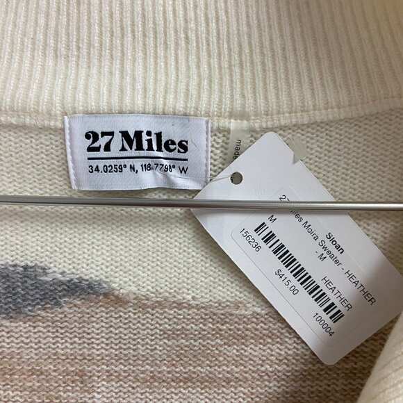 27 Miles Moira Pullover in Heather Size Medium - New with Tags - Picture 6 of 7